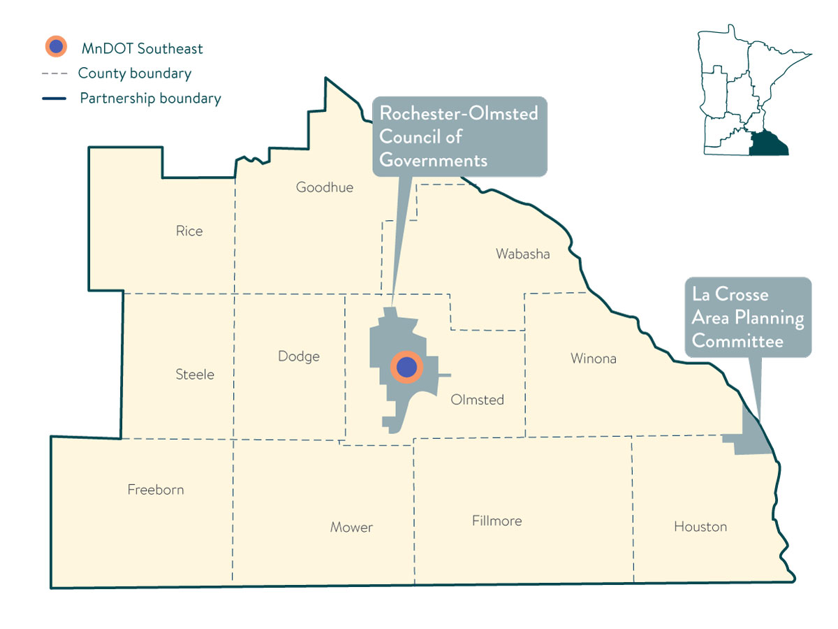 Map of Southeast Minnesota ATP
