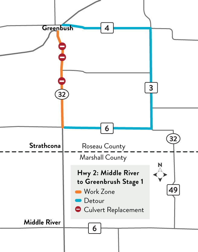 Highway 32 Stage 1 Map Highway 32 Stage 1 Map