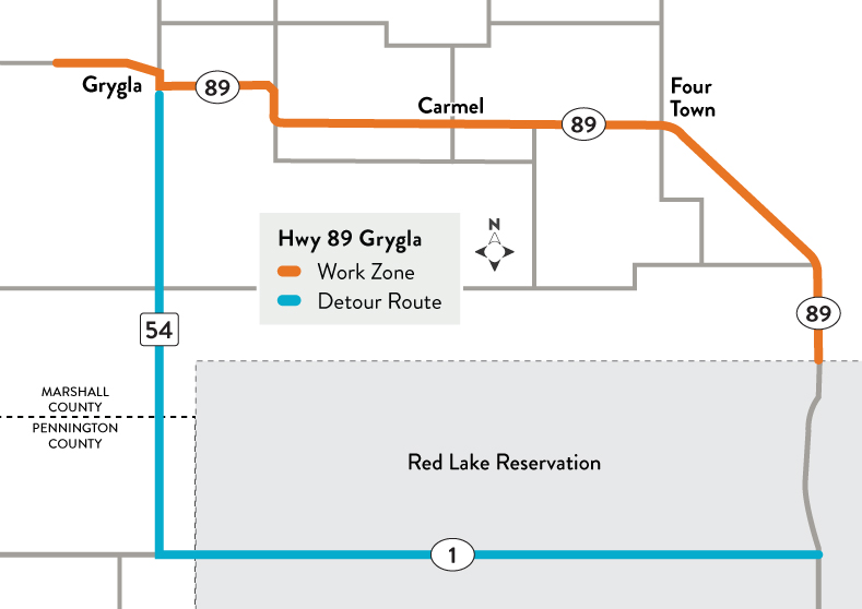 Map of study area highlighted in orange