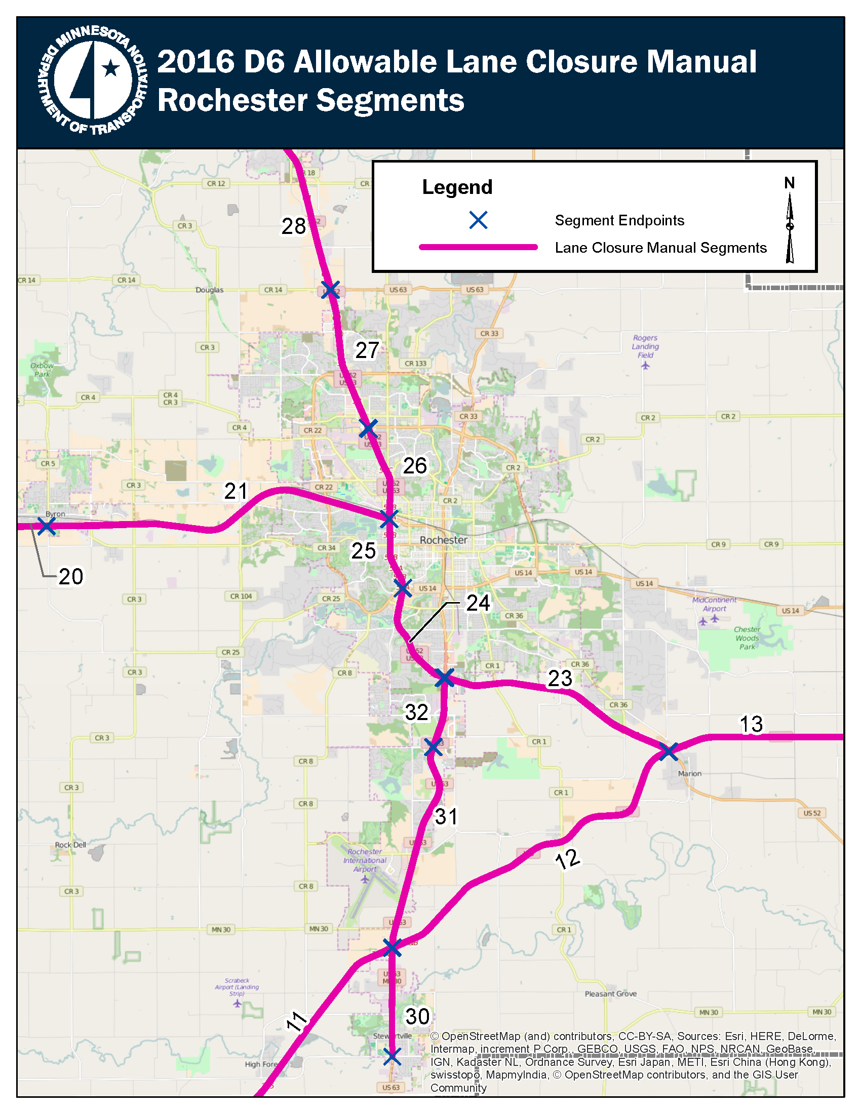 Rochester Segment Map