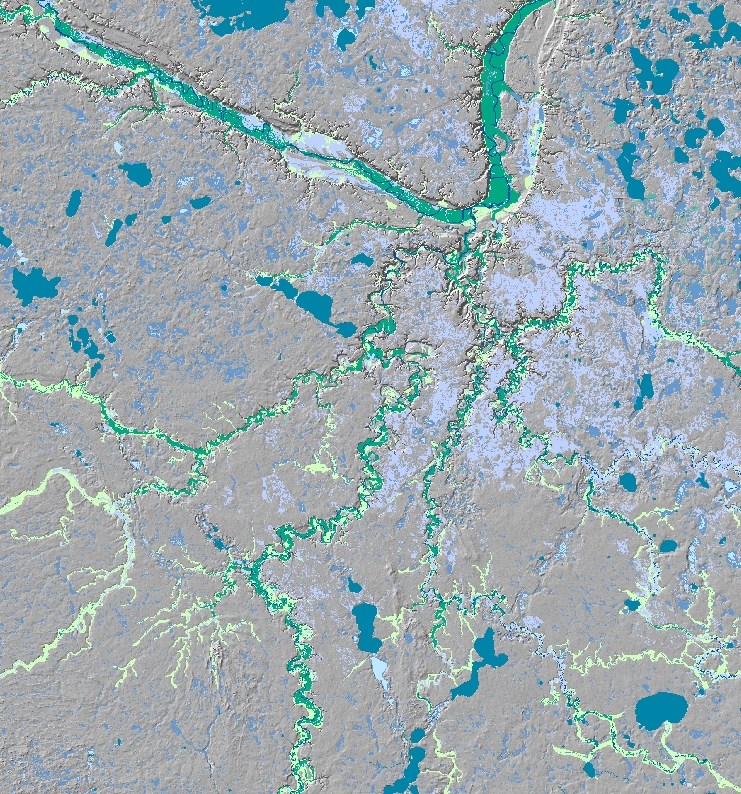 Map of Historic Hydrographic model